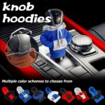 BESULEN Car Shift Gear Cover, Fashionable Sweater Hoodie Auto Shift Knob Cover, Soft & Comfortable, Universal Fit Automotive Gear Shift Knob Protector Cover - Image 4