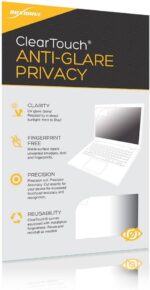 BoxWave Screen Protector Compatible with Google Nest Hub Max - ClearTouch Anti-Glare Privacy (2-Pack), Privacy Screen Protector Flexible Film Anti-Glare - Image 3