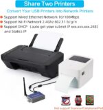 Wireless Print Server for USB Printer (NOT Plug&Play), 2 Port USB Print Server, Convert Wired Printer to Wireless WiFi Ethernet Networking - Windows Mac Linux Compliant - CR202 - Image 3