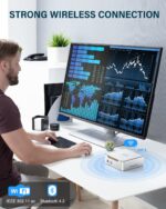 KAMRUI GK3Plus Mini PC, 16GB RAM 512GB M.2 SSD Mini Computers,12th Gen Alder Lake N95 (up to 3.4GHz) Micro PC, 2.5''SSD, Gigabit Ethernet,4K UHD,WiFi,BT,VESA/Home/Business Small pc - Image 8