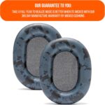 WC Wicked Cushions Extra Thick Earpads for Sony XM5 - Soft PU Leather Cushions, Luxurious Noise Isolating Memory Foam, Added Thickness | Black Camo - Image 7