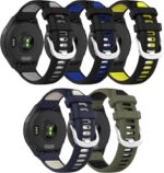 Band for Garmin Forerunner 265S, 18mm Quick Release Silicone Replacement Band for Garmin Forerunner 255S/ Venu 3S/ Venu 2S/ Vivoactive 4S/ Vivomove 3S (No Tracker) - Image 3