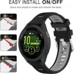 Band for Garmin Forerunner 265S, 18mm Quick Release Silicone Replacement Band for Garmin Forerunner 255S/ Venu 3S/ Venu 2S/ Vivoactive 4S/ Vivomove 3S (No Tracker) - Image 7