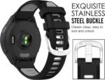 Band for Garmin Forerunner 265S, 18mm Quick Release Silicone Replacement Band for Garmin Forerunner 255S/ Venu 3S/ Venu 2S/ Vivoactive 4S/ Vivomove 3S (No Tracker) - Image 8