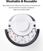 Leemone Upgraded Carbon Fiber Evaporator Filter Replacement Compatible with Dyson PH01 PH02 PH03 PH04 PH3A Air Purifier Humidifier, Part No. 970718-01, 2 Pack - Image 8