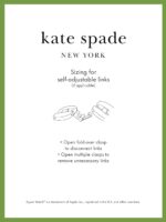 Kate Spade New York Designer Interchangeable Stainless Steel Band Compatible with Your 38/40/41mm Apple Watch Series 9/8/7/6/5/4/3/2/1/SE - Image 6