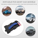 2 PCS Roll Bar Grab Handles, Oxford Cloth Roll Bar Grip Handle with Strong Metal Buckle, US Flag Grip Straps for 1955-2023 Wrangler JL JK TJ YJ Gladiator JT UTV ATV (Blue) - Image 7