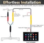 Backup Camera, Reverse Camera for Car, AHD 1080P Back Up Cameras, Metal Housing 170 Degree Wide View Angle License Plate Backup Camera, IP68 Waterproof Rear Camera for Truck SUV RV - Image 6