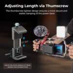 SmallRig Power Bank Holder, Power Bank Clamp Mount for Camera, Compatible with Width Range 2.1"–3.3" and Thickness Range 0.6"–1" Power Banks2790 - Image 4