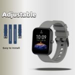 Silicone Bands Compatible for Amazfit Bip 3 Pro/Bip 3/ Bip U Pro/Bip U/Bip S/Bip Lite/Bip S Lite/Amazfit GTR 42 mm, 4 Pack 20mm Soft Replacement Wristband - Image 6