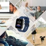 Silicone Bands Compatible for Amazfit Bip 3 Pro/Bip 3/ Bip U Pro/Bip U/Bip S/Bip Lite/Bip S Lite/Amazfit GTR 42 mm, 4 Pack 20mm Soft Replacement Wristband - Image 7