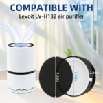 APPLIANCEMATES LV H132 Replacement Filter for LEVOIT LV-H132 Air Purifier, 3-in-1 H13 True HEPA Filter Replacement LV-H132, LV-H132-RF, 4 Pack - Image 3