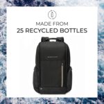 Briggs & Riley Medium Widemouth Backpack - Carry On Travel Backpack for Women & Men, Personal Item Bag, Self-Repairing Zippers, Padded Straps, Fits up to 15.6" Laptop - HTA Collection, Black - Image 8