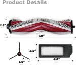 Robot Vacuum Replacement Parts Fit For Yeedi C12 Pro Plus, Replacement Accessories kit Fit For Yeedi C12 Plus(13PC- BRUSH ROLL& SWEEP& FILTER) - Image 3