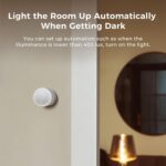 Qingping Motion & Light Sensor, Works with Apple HomeKit via Thread or Bluetooth, Two Sensors Combined for Various Automation, Long Standby Time - Image 7