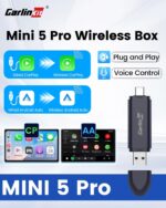 Carlinkit Mini SE Pro Wireless CarPlay Adapter/Wireless Android auto A dapter, Hige-Grade Durability, USB-C/A Universal Car Adapter for iOS/Android - Image 3