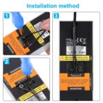 24V500mA Doorbell Power Adapter, 24V Transformer for Ring Doorbell,Video Doorbell,Nest, Ecobee, Sensi and Honeywell Thermostats, 24 Volt 500mA C-Wired AC Plug in Cord 16.5FT - Image 3