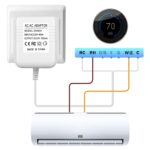 24V500mA Doorbell Power Adapter, 24V Transformer for Ring Doorbell,Video Doorbell,Nest, Ecobee, Sensi and Honeywell Thermostats, 24 Volt 500mA C-Wired AC Plug in Cord 16.5FT - Image 6