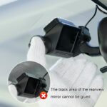 8pcs Windshield Dashcam Stickers, Transparent Electrostatic Sticker Weatherproof Camera Films, Durable and Reusable Car Windshield Film for Mounting Dash Cam - Image 7