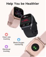 Smart Watch for Women, Smartwatch Compatible Android Phone and iOS Phone, Answer/Make Calls, Fitness Tracker, Heart Rate/Sleep Tracker/100 Sports/IP68 Waterproof - Image 4
