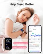 Smart Watch for Women, Smartwatch Compatible Android Phone and iOS Phone, Answer/Make Calls, Fitness Tracker, Heart Rate/Sleep Tracker/100 Sports/IP68 Waterproof - Image 5