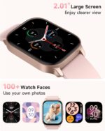 Smart Watch for Women, Smartwatch Compatible Android Phone and iOS Phone, Answer/Make Calls, Fitness Tracker, Heart Rate/Sleep Tracker/100 Sports/IP68 Waterproof - Image 8