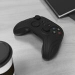eXtremeRate PlayVital Samurai Edition Anti-Slip Controller Grip Silicone Skin for Xbox Core Controller, Ergonomic Protective Case Cover for Xbox Series S/X w/Thumb Grips - Black - Image 6