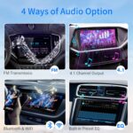 Double Din Android 13 Car Stereo Receiver - 10.1" Universal HD Touchscreen w/64GB, Built-in GPS & Backup Camera, Bluetooth 4.1, Supports CarPlay/MirrorLink (1990-2023 Vehicles) - Image 7