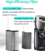 BP03 Replacement Filter Compatible with Dyson BP03/BP04/BP06 High-Efficient Activated Carbon Filter,# 972133-02 & 972133-03 for Dyson Models BP03/BP04/BP06 Pur-ifier Big + Quiet, - Image 3