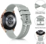 Band Compatible with Amazfit GTR 4 / 3 Pro / 2, 22mm Quick Release Silicone Replacement Wristband Sport Strap for Men Women - Image 3