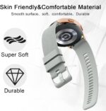 Band Compatible with Amazfit GTR 4 / 3 Pro / 2, 22mm Quick Release Silicone Replacement Wristband Sport Strap for Men Women - Image 5