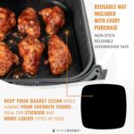 Air Fryer Parchment Paper Liners Compatible with Chefman, Cosori, Dash, Nuwave®, Philips and more | Bleached Square Perforated Air Fryer Liners for Pans, Trays and Air Fryer Baskets - Image 7