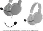 UNCLE LIGHT 2 Pack Arctis 1 Replacement Microphone for Steelseries Gaming Headsets, Compatible with Steelseries Arctis 1 Headphones 3.5mm Detachable Boom Microphone - Image 3
