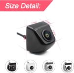Backup Camera for Car, Waterproof Rear View Camera with Moveable Guideline, HD 960x720 Image Super Night Vision Car Backup Camera, 4 Layer Glass Lens 155 Degree Wide View Angle (Black) - Image 3