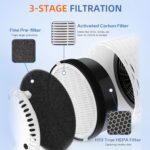 LV-H132 Replacement Filter for LEVOIT LV-H132 Air Purifier,3-in-1 H13 True HEPA and Activated Carbon Filter,Part # LV-H132-RF,3 Pack - Image 3