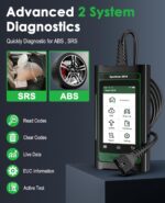 S510 OBD2 Scanner Diagnostic Tool, Car Code Reader and Reset Tool with ABS SRS, 8 Reset Functions, Automotive Scan Tool for OBD II/EOBD Protocol Cars After 1996 - Image 3