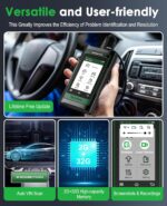 S510 OBD2 Scanner Diagnostic Tool, Car Code Reader and Reset Tool with ABS SRS, 8 Reset Functions, Automotive Scan Tool for OBD II/EOBD Protocol Cars After 1996 - Image 7
