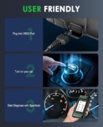 S510 OBD2 Scanner Diagnostic Tool, Car Code Reader and Reset Tool with ABS SRS, 8 Reset Functions, Automotive Scan Tool for OBD II/EOBD Protocol Cars After 1996 - Image 9