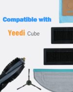 BBT BAMBOOST Replacement Accessories for YEEDI Cube Robot Vacuum Cleaner, Brushes, Roller Brush, Dust Bag, HEPA Filter, Mop Pad Kits(19 Pack) - Image 3