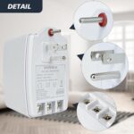 24-Volt AC 40VA Plug-in Doorbell Transformer, Compatible with Ring Wired Video Doorbell, Nest, Ecobee, Sensi, and Honeywell Thermostats, Power Supply for Multiple Smart Doorbells - Image 5
