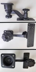 Fish Finder Mount with Heavy Duty Swing Arm for Fishfinders & Chartplotters Marine Electronic with 5" to 12" Screens, Compatible with Garmin Lowrance and More - Image 6