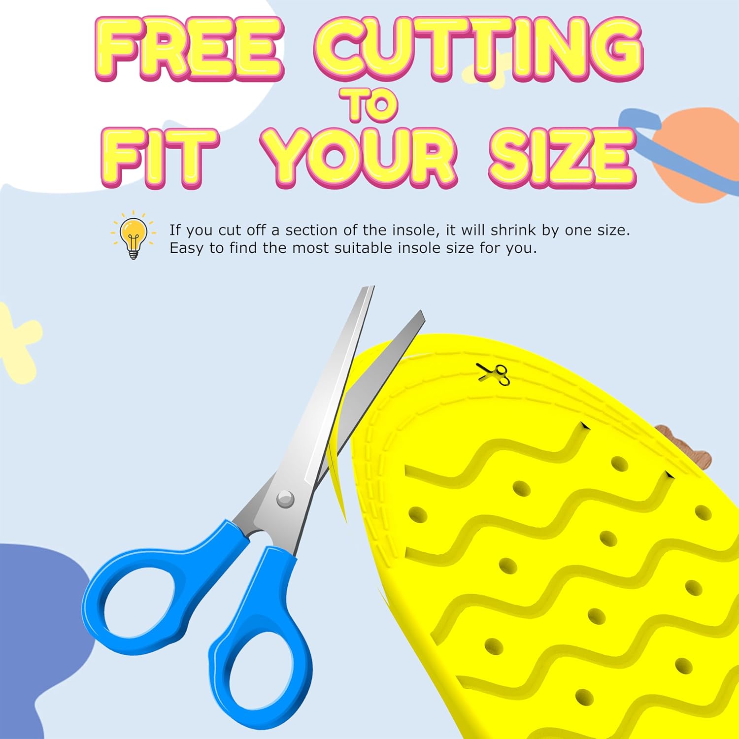 Insoles for Airtag Hidden Holder, Tracker Devise Case for Kids, Comfortable Inserts for Shoes，Yellow Dinosaur (Yellow, 175-190mm Kid 11.5-Kid 13) - Image 4