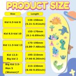 Insoles for Airtag Hidden Holder, Tracker Devise Case for Kids, Comfortable Inserts for Shoes，Yellow Dinosaur (Yellow, 175-190mm Kid 11.5-Kid 13) - Image 5