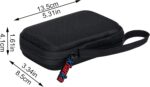 Khanka Hard Travel Case Replacement for Anker 621/622 / 633 Magnetic Battery (MagGo), 5000mAh 10000mAh Magnetic Wireless Portable Charger, Case Only (Black) - Image 4