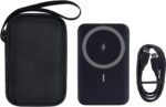 Khanka Hard Travel Case Replacement for Anker 621/622 / 633 Magnetic Battery (MagGo), 5000mAh 10000mAh Magnetic Wireless Portable Charger, Case Only (Black) - Image 10