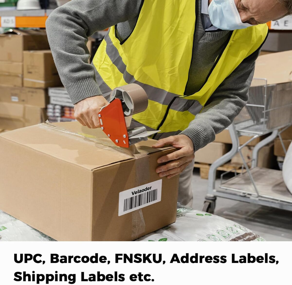 12 Rolls 6000 Shipping Labels Compatible with Dymo 30336 (1” x 2 1/8”) Thermal Labels, Address Label Fits for Dymo Labelwriter 450, 450 Turbo, 4XL (Not for 550, 5XL) - Image 7