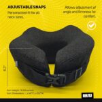 Neck Pillow Airplane,Travel Pillow Memory Foam,Neck Support Pillow,Adjustable Memory Foam,Neck Pillow with Breathable Cover for Comfort,Includes 3D Sleep mask,earplugs Box,Car,Office,Home - Image 4