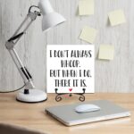 i don't always whoop sign, Funny Office Wooden Sign, Home Decor Humorous Sign Desk Decor, Gifts For Coworkers Colleague Intern Mentor Leader Manager Boss Teacher gifts.A62 - Image 6