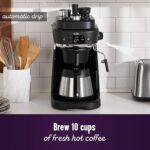 Mr. Coffee All-in-One Occasions Specialty Pods Coffee Maker, 10-Cup Thermal Carafe, and Espresso with Milk Frother and Storage Tray, Black - Image 5