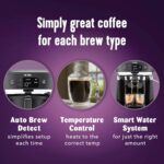 Mr. Coffee All-in-One Occasions Specialty Pods Coffee Maker, 10-Cup Thermal Carafe, and Espresso with Milk Frother and Storage Tray, Black - Image 7